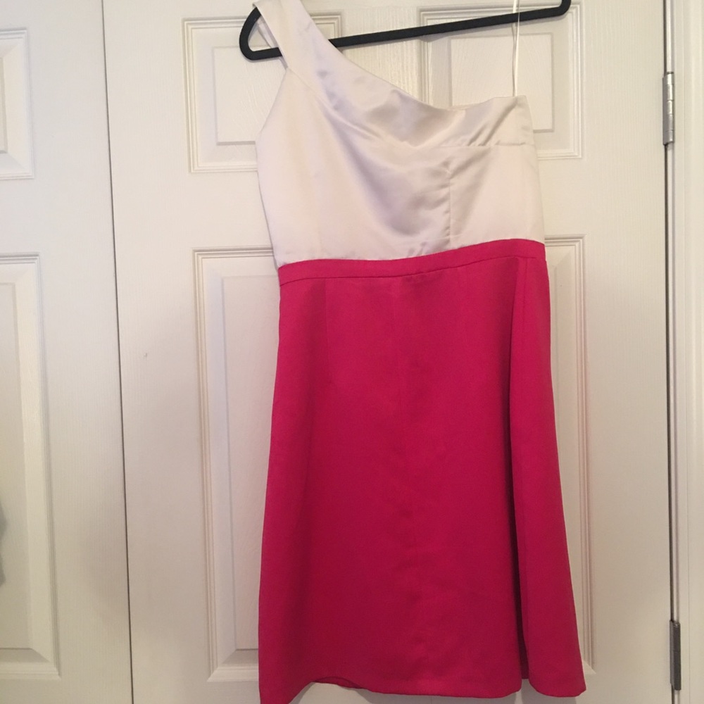Lula Kate One Shoulder Bridesmaid Dress Size 8